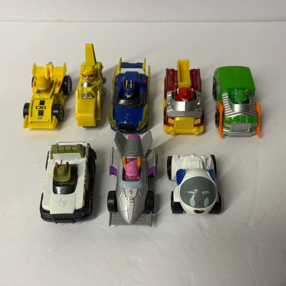 Paw Patrol Diecast Toy Vehicles Chase Marshall Skye Rocky Tracker Robo Rubble